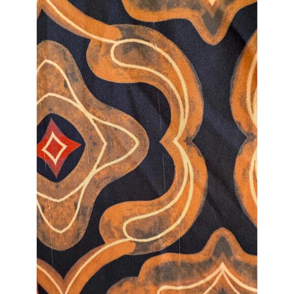 MISA Los Angeles Multicolored Eliza Patchwork Wrap Dress Size XL (READ) - Picture 14 of 15